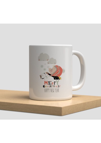 Beyaz Kupa Bardak A36- Winie The Pooh Piglet Dostluk Arkadaşlık Sevgi
