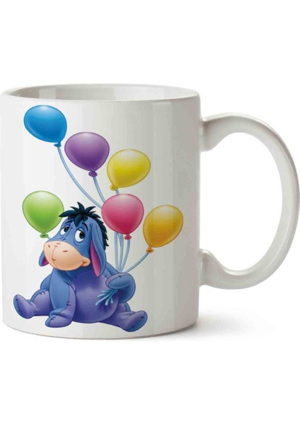 Winnie The Pooh Eşek Porselen Kupa Bardak