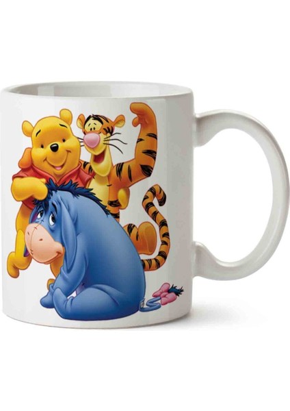 Winnie The Pooh Karakterler 34 Porselen Kupa Bardak