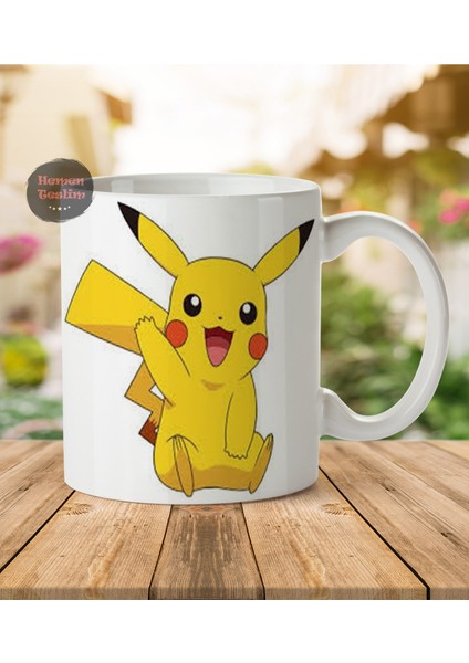 Pikachu 2-2 Porselen Kupa Bardak
