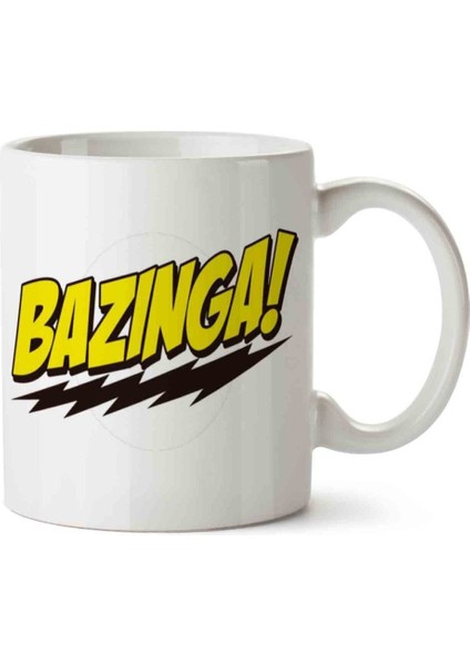 Bazinga The Big Bang Theory Porselen Kupa Bardak
