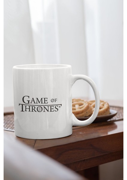 Game Of Thrones Baskılı Porselen Kupa Bardak