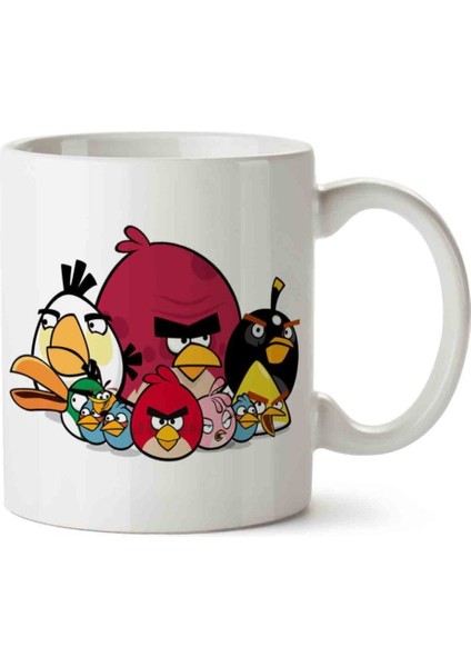 Angry Birds Kuşlar Porselen Kupa Bardak