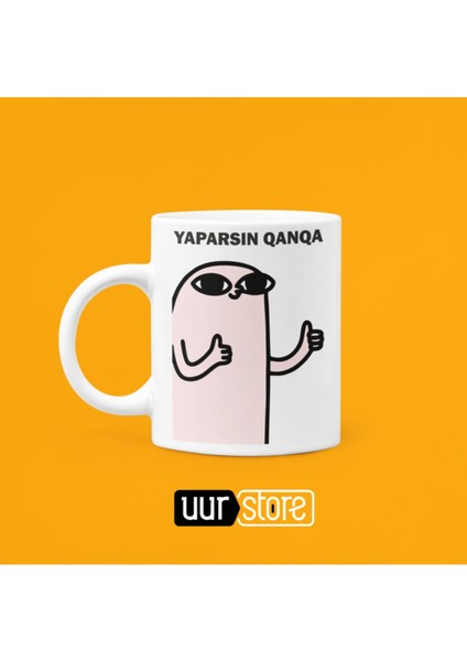 Yaparsın Kanka Baskılı Porselen Kupa 330ML
