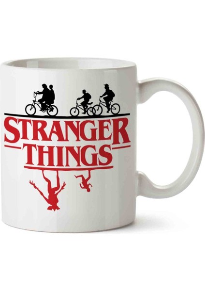Stranger Things Mundo Invertido Porselen Kupa Bardak