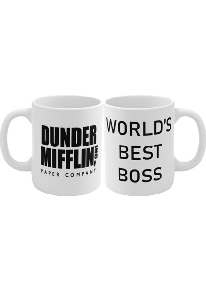 The Office Tv Series World's Best Boss Baskılı Kupa Bardak