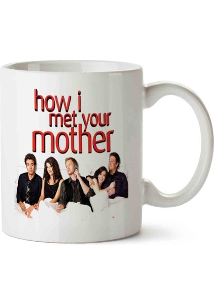 How I Met Your Mother Yellow Umbrella Porselen Kupa Bardak