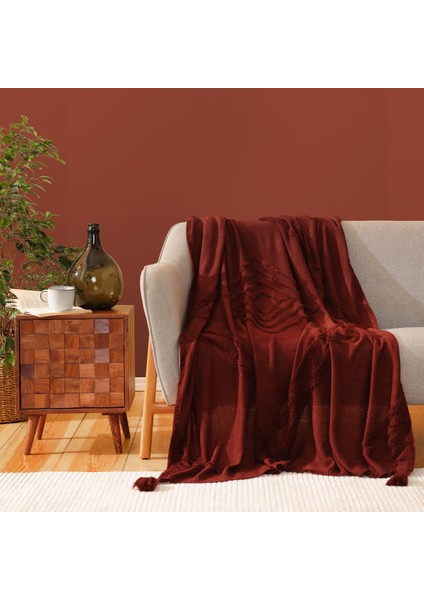 Karlo Kiremit Triko Tv Battaniyesi 130X170 cm