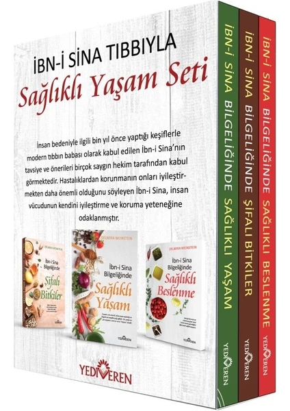 İbn-i Sina Tıbbıyla Sağlıklı Yaşam Seti (3 Kitap Takım) - Delmira Weinstein