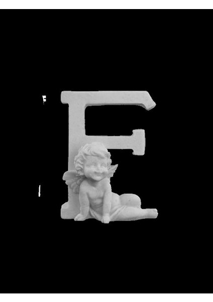 Polyester Harf Melekli -F- 8 x 6 cm P393