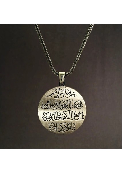 925 Ayar Nazar Dualı Gümüş Kolye