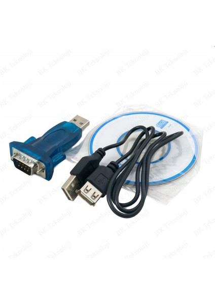 USB 2.0 To RS232 Seri Com Db9 Çevirici Adaptör