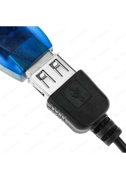 USB 2.0 To RS232 Seri Com Db9 Çevirici Adaptör