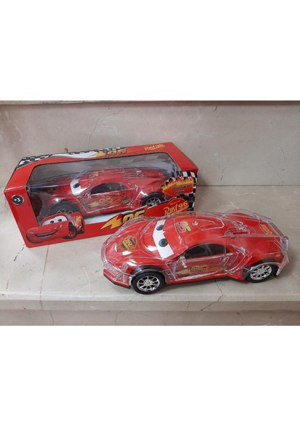 Cars Şimşek Mcqueen Araba Müzikli Işıklı Çarp Dön Oyuncak 23CM