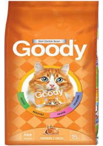 15 kg Kedi Maması Tavuklu