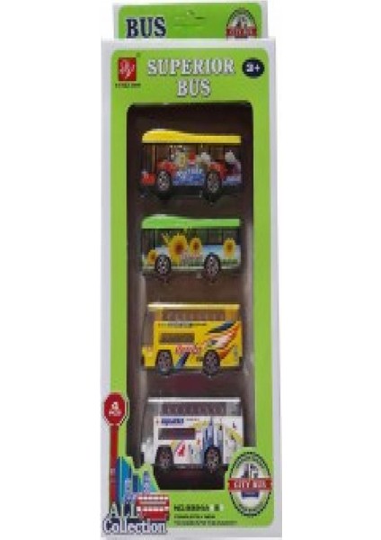 Kzl 8824A/B/C/D 4lu Otobüs Set