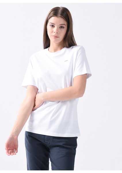 Jxanna Kadın Beyaz T-Shirt 12206974-Brightwhite