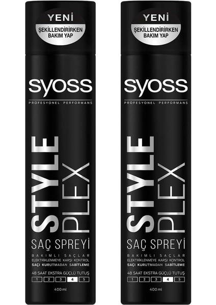 Style Plex Sprey 400 ml x 2 Adet
