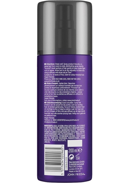 John Frieda Dream Curls Sprey