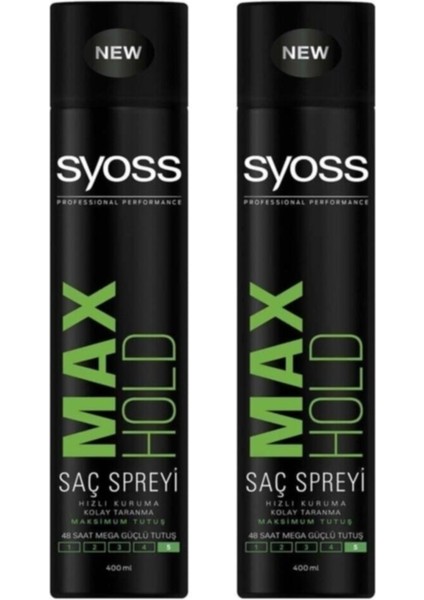 Maksimum Tutuş Sprey 400 ml x 2 Adet