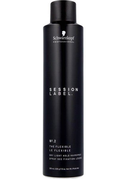 Session Label The Flexible No.2 Flexible Hold Volumizing Defining Hair Spray 300 ml