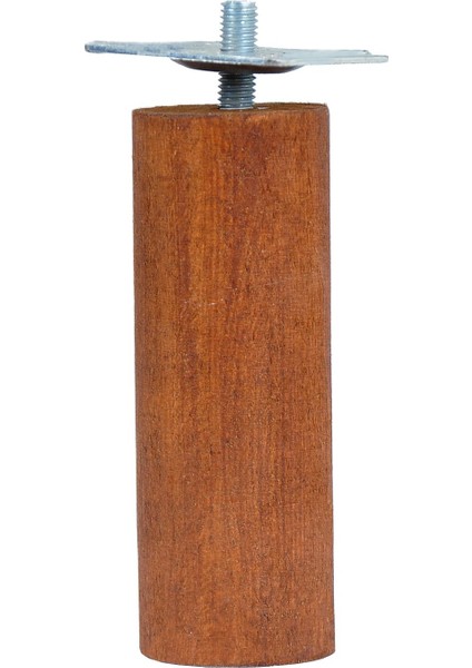 Ahşap Ağaç Mobilya Ünite Baza Koltuk Kanepe Ayağı Boy 11 cm Çap 4 cm Yuvarlak modelleri