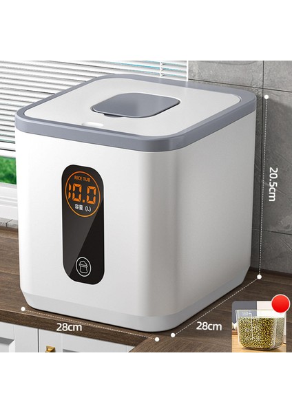 Pirinç Kovası Hanehalkı Kedi Maması Depolama Yeşil 10L Için Pirinç Dağıtıcı (Yurt Dışından) fırsatları