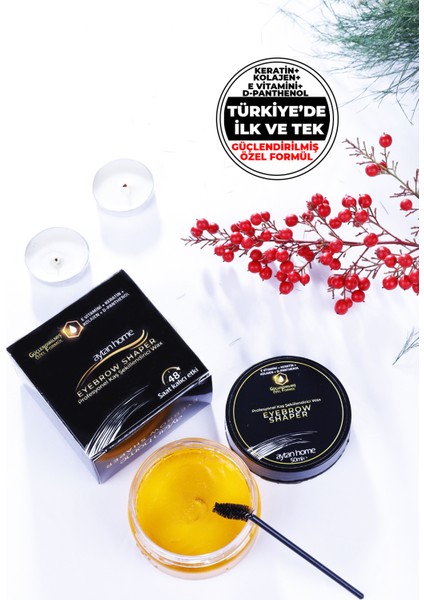 Kolajenli Kaş Sabitleyici & Şekillendirici Wax 50ML (Keratin+E Vitamini)