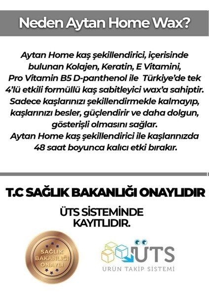 Kolajenli Kaş Sabitleyici & Şekillendirici Wax 50ML (Keratin+E Vitamini) indirimleri