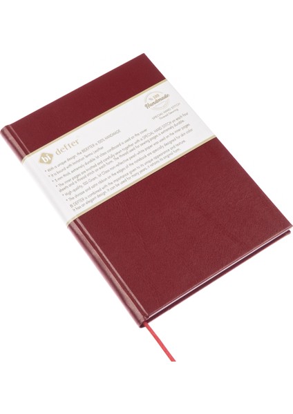 Bi Defter Müzik Nota Defteri Anahtarsız El Yapımı El Dikişi Iplik Dikiş Termo Deri A/4