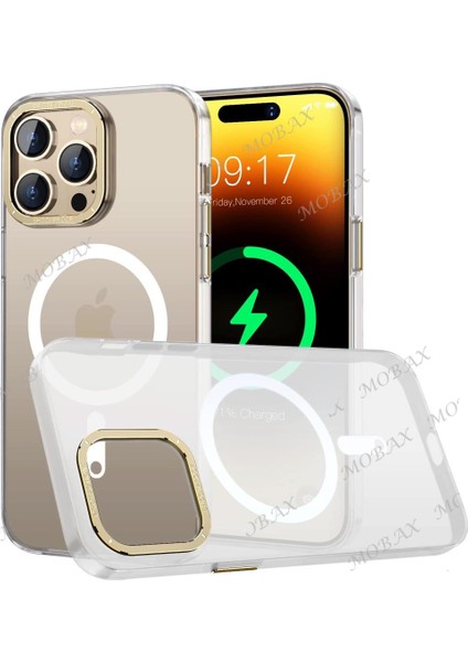 Apple iPhone 14 Pro Max Kılıf Mat Kadifemsi Special Edition Pc Magsafe Kapak