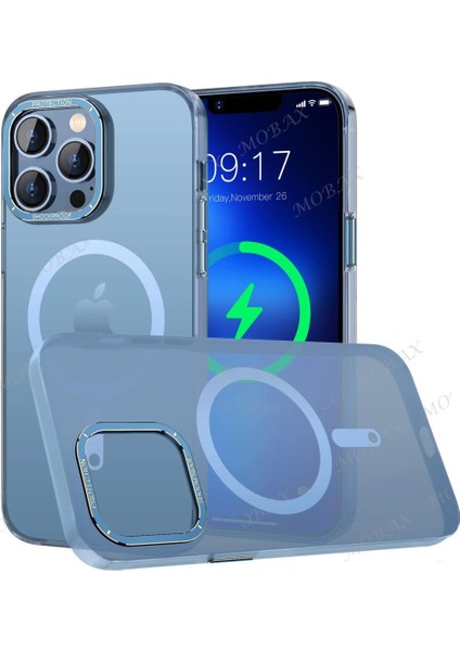 Apple iPhone 13 Pro Max Kılıf Mat Kadifemsi Special Edition Pc Magsafe Kapak