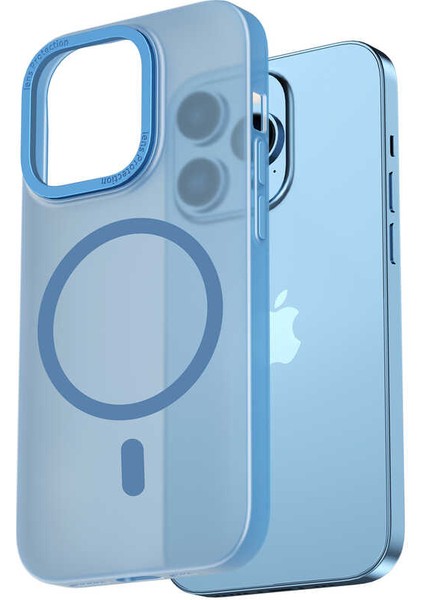 Apple iPhone 13 Pro Max Kılıf Mat Kadifemsi Special Edition Pc Magsafe Kapak