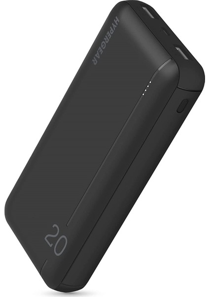 20000mAH Dual UsbA Çıkışlı Powerbank Siyah