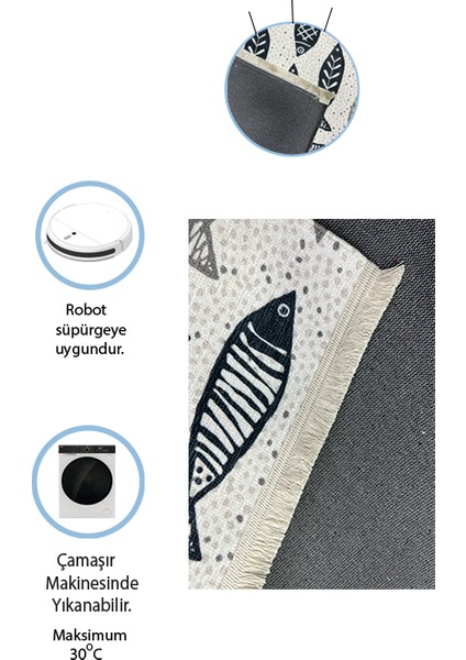 Home Kesme Yolluk (0R102(01)) Yumuşak Tuşeli Pamuk Taban Robot Süpürgeye Uygun modelleri