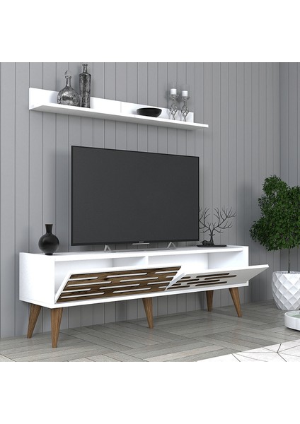 Valensiya 140CM Tv Ünitesi - Beyaz / Beyaz modelleri