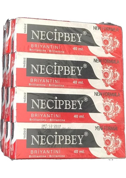 Briyantin Yağsız - Kırmızı 40 Ml. 12'li Paket
