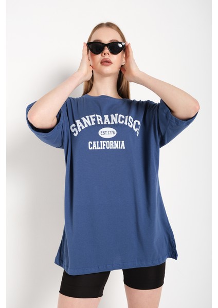 Kadın Oversize Sanfrancisco T-Shirt