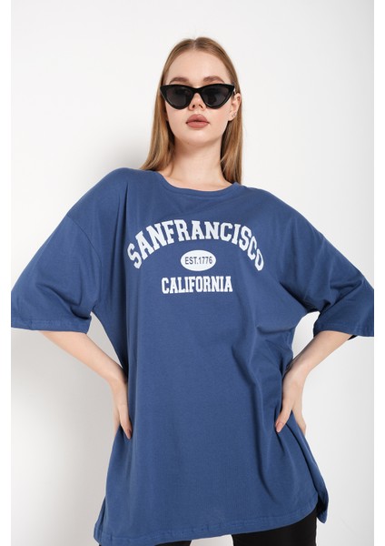 Kadın Oversize Sanfrancisco T-Shirt fırsatları