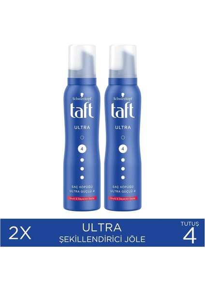 Ultra 150 ml Saç Köpüğü x 2 Adet