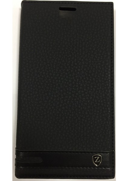 Vodafone Smart 7 Ultra Gizli Mıknatıslı Kapaklı Lüx Kılıf Siyah