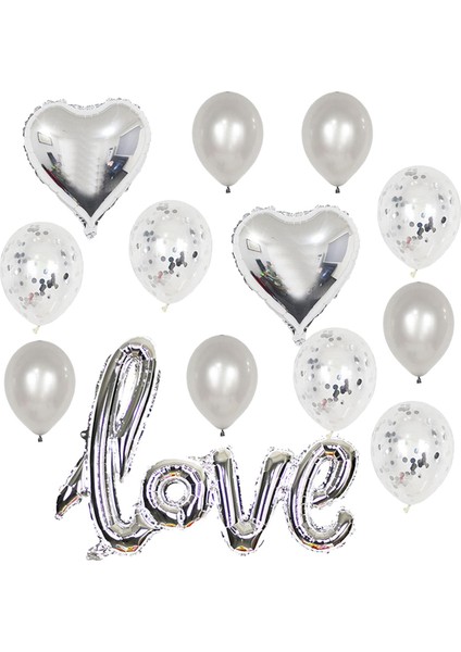 Aşk Mektubu Folon Balon Şişme Balonları Dekorasyonu (Yurt Dışından)