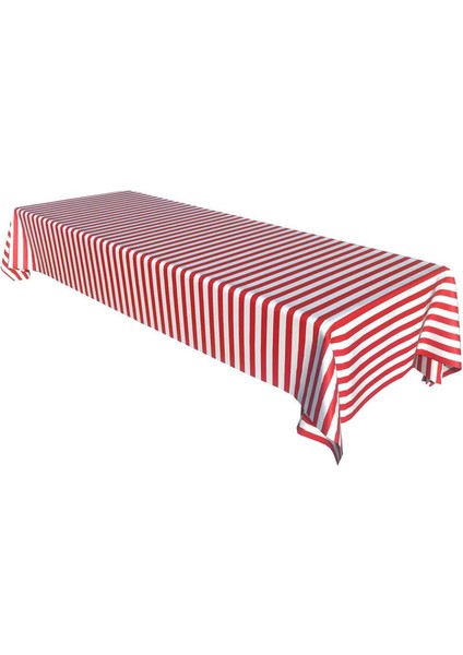 Tek Kullanımlık Masa Bezi Örtüler Masa Örtüsü Kapak Düğün Partisi Kırmızı Şerit (Yurt Dışından) modelleri