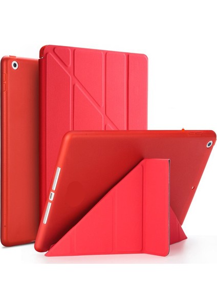 Ipad Air 1 / Air 2 Uyumlu Üçgen Standlı Uyku Modlu T.p.u Smart Tablet Kılıf