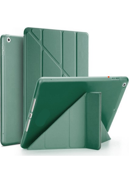 Ipad Air 1 / Air 2 Uyumlu Üçgen Standlı Uyku Modlu T.p.u Smart Tablet Kılıf