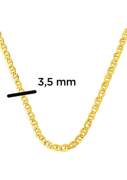 14 Ayar Mariner Altın Zincir - 60 cm indirimleri