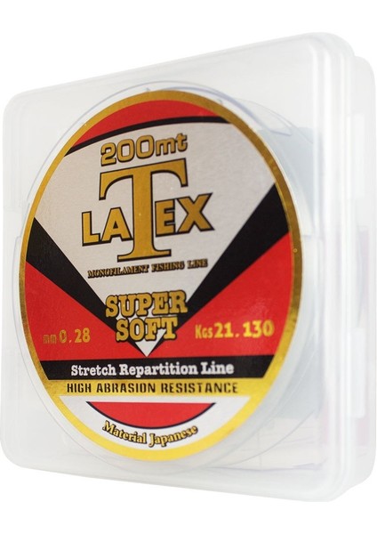 Latex 200 Metre Monofilament Misina Latex 200 Metre Monofilament Misina - 0.35 mm