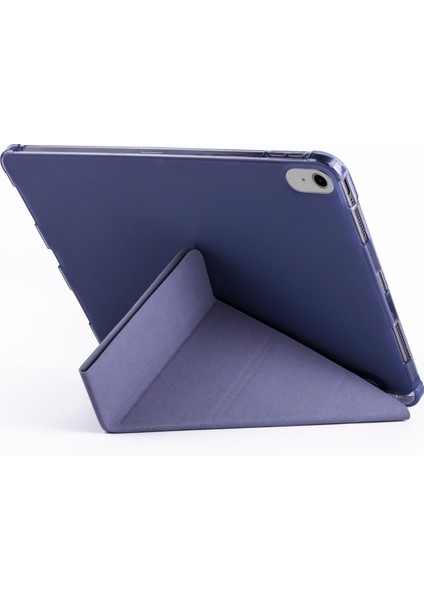 iPad 10. Nesil 11. Nesil A16 2022 - 2025 10.9" Uyumlu Kılıf Tri Folding Smart Kalemlikli Kapaklı Uyku Modlu Kılıf