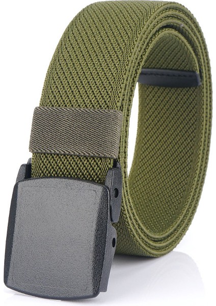 Erkek Renk Bloklu Rahat Naylon Kemer