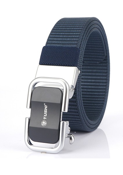 Erkek Kalınlaştırılmış Iki Taraflı Renkli Naylon Günlük Kemer